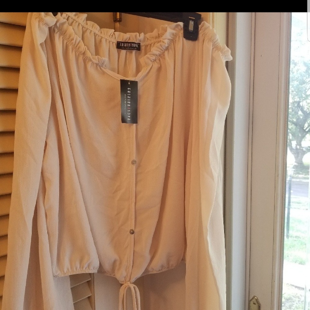 Off the shoulder blouse